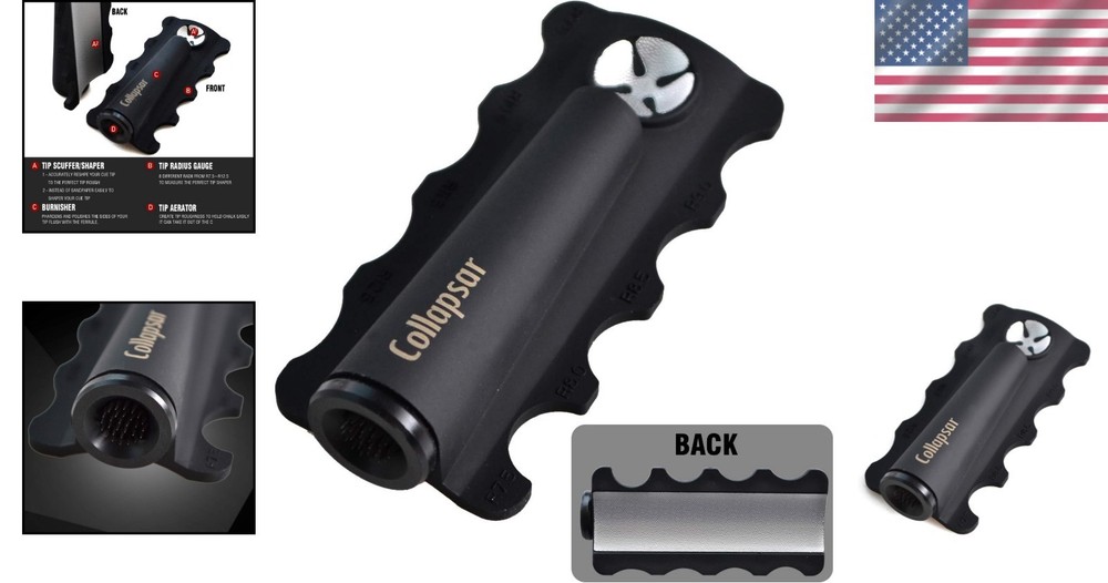 Professional 5-in-1 Cue Tip Maintenance Tool for Optimal Game Performance
