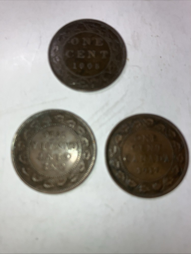 CANADA large cent lot #2