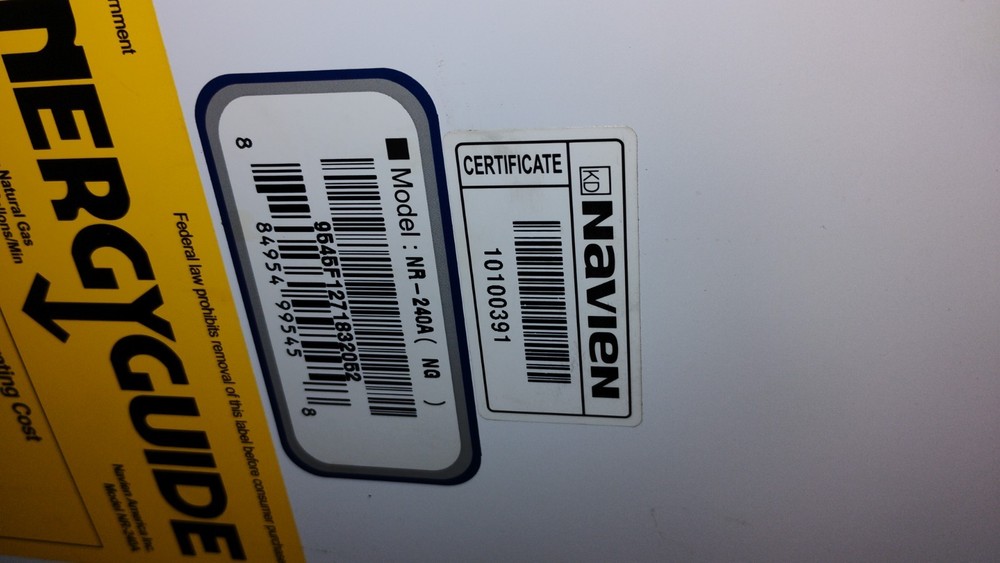 Navien NR-240A Tankless Water Heater