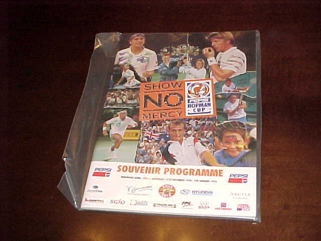 1995 Hopman Cup Perth Australia Tennis Program