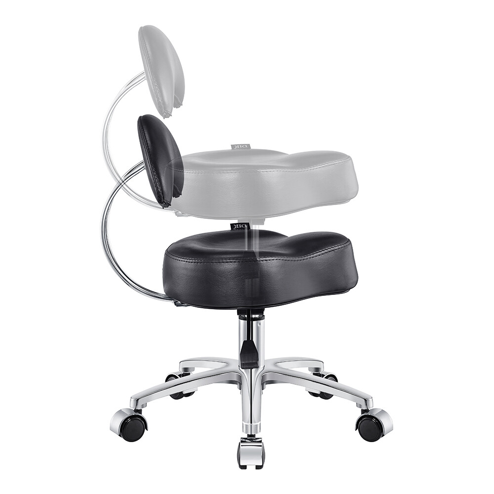 Pedicure Stool Low Sitting All Purpose Roller Technician Stool MEDUSA