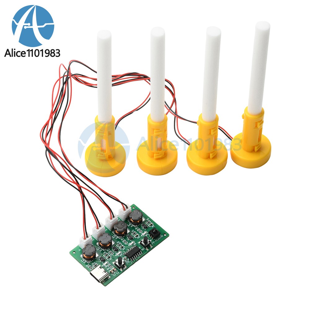 Type-C Mini Humidifier Remote Control Ultrasonic Mist Maker Atomizing Module DIY