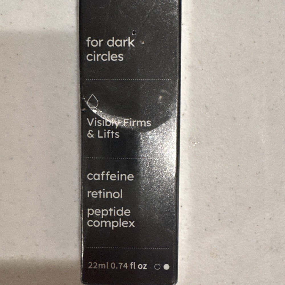 Raw Science Eye Roller Serum Caffeine Retinol Peptide Complex NIB Free Ship