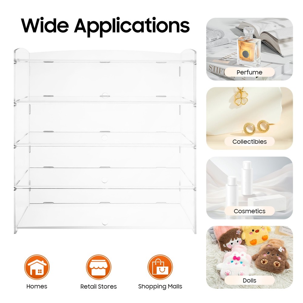Acrylic Display Case Bakery Pastry Display Case Retail Display Counter Cases