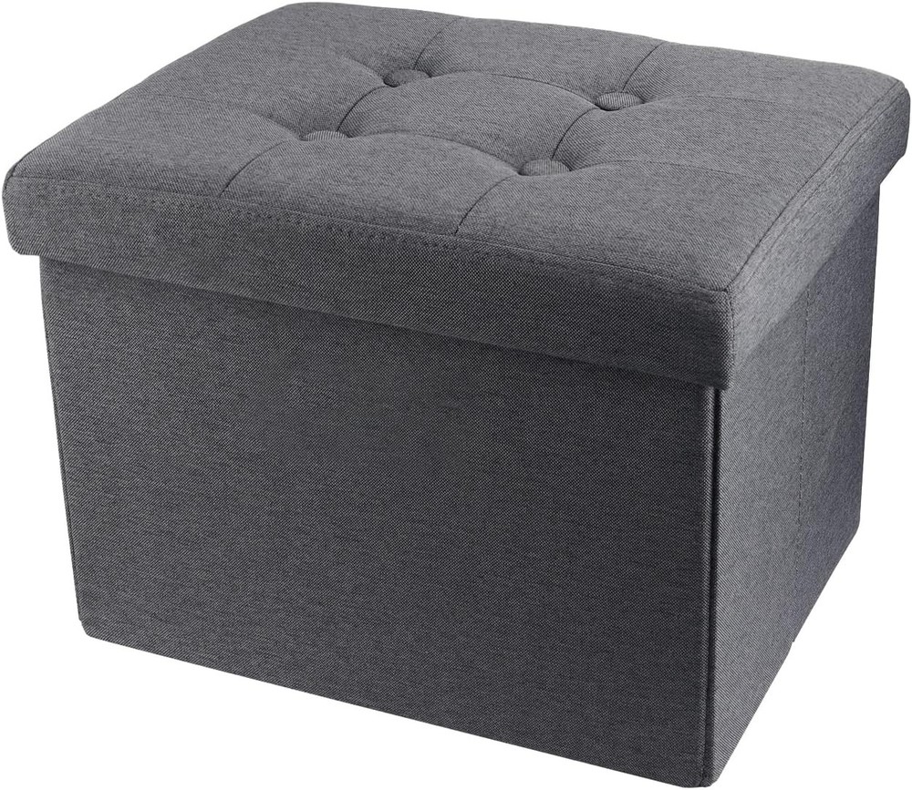 Storage Ottoman Footrest Stool Small Ottoman with Storage Foldable Ottomans F...