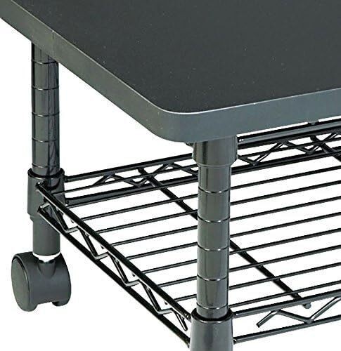 Under-Desk Utility Cart & Multi-Use Printer Stand Printer Table Mobile Rolling