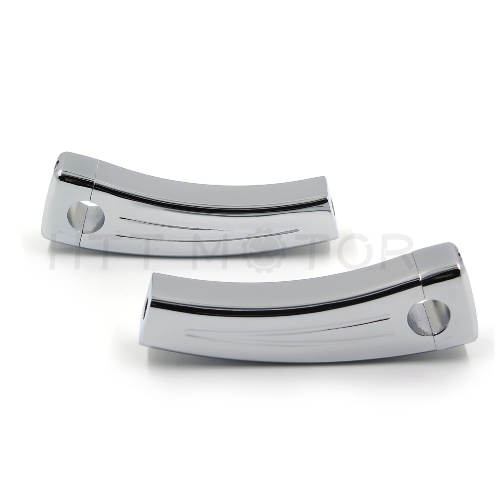 New 5.5" inch Chrome Motorcycle Cruiser Handlebar Pullback Risers (7/8" Bar)