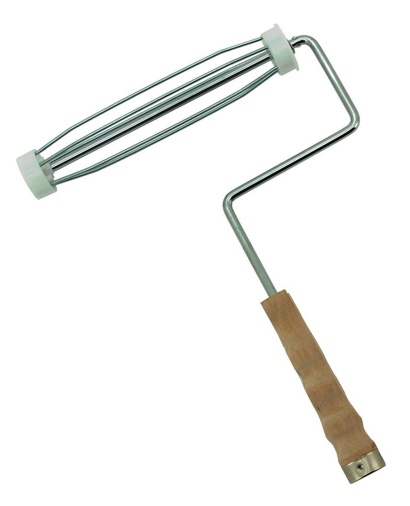 MBS 9" Roller Frame Wood Handle, Heavy Duty Nylon Bushings
