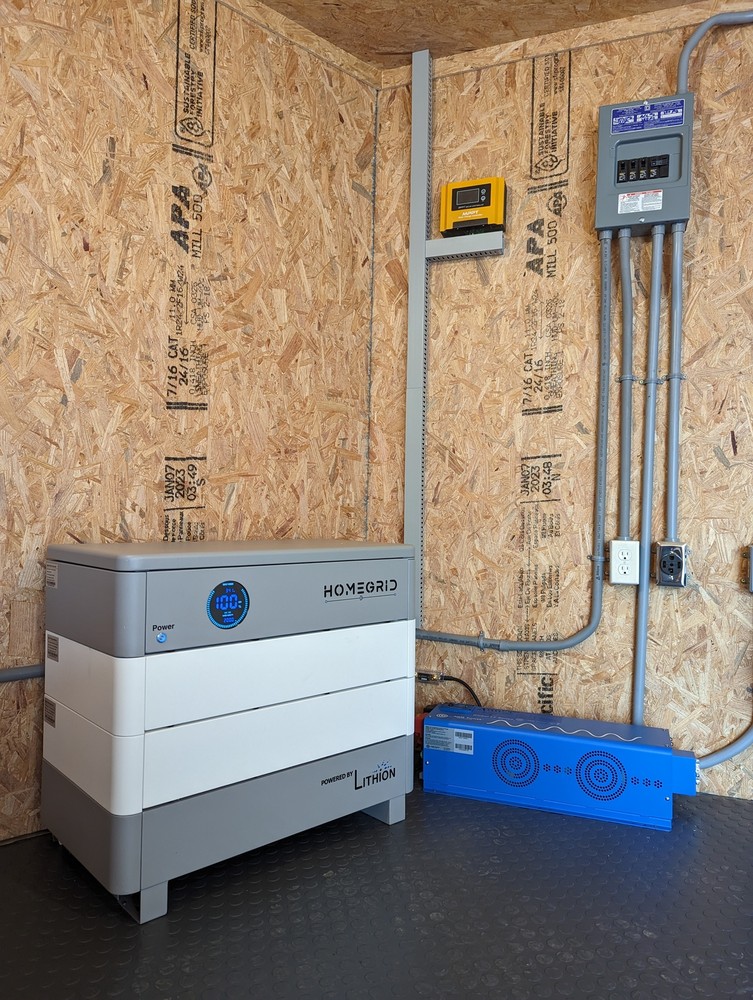 16' Enclosed SOLAR POWERED Offgrid Self-Sufficient Trailer - Mobile Storefront