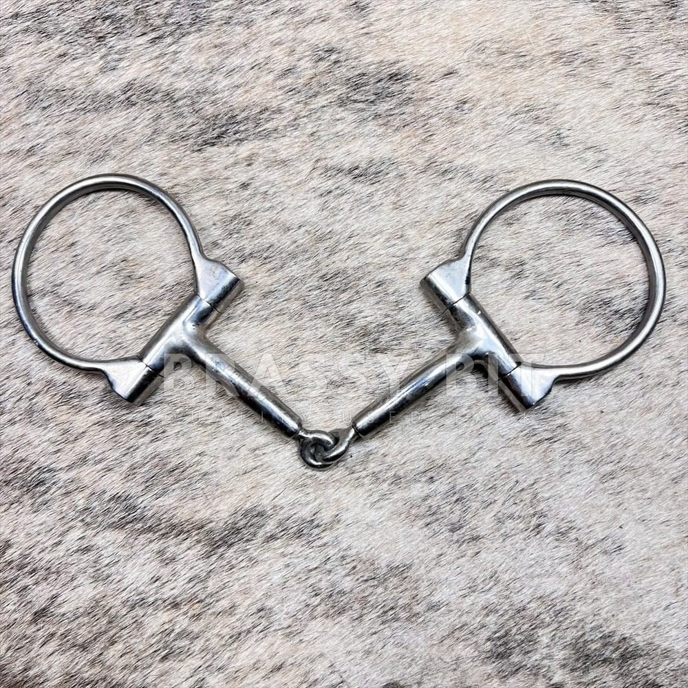 Robart Adjustable Western D Snaffle