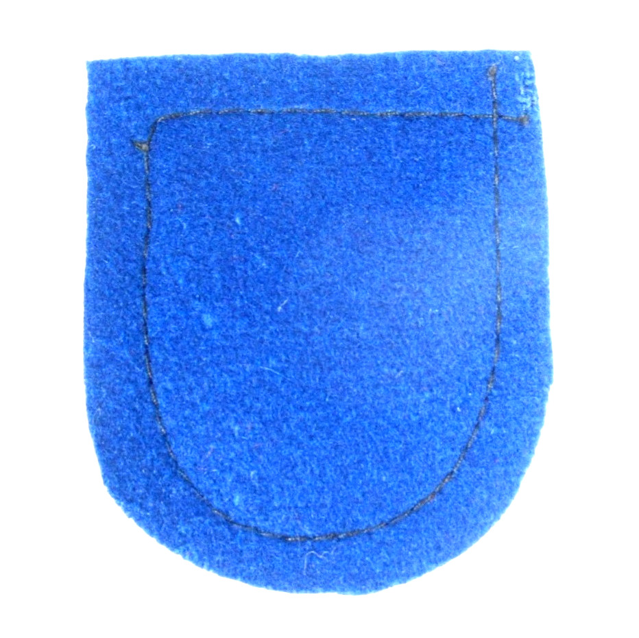 Hellas Greece Shield Patch Vintage Plastic on Felt Sew On
