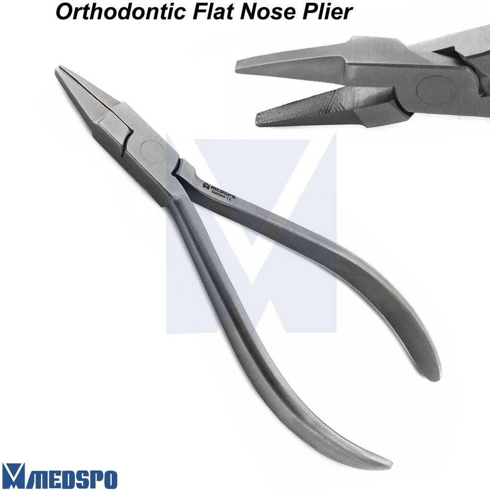 Orthodontic Flat Nose Plier Dental Wire Bending Loop Forming Dental Lab Tools