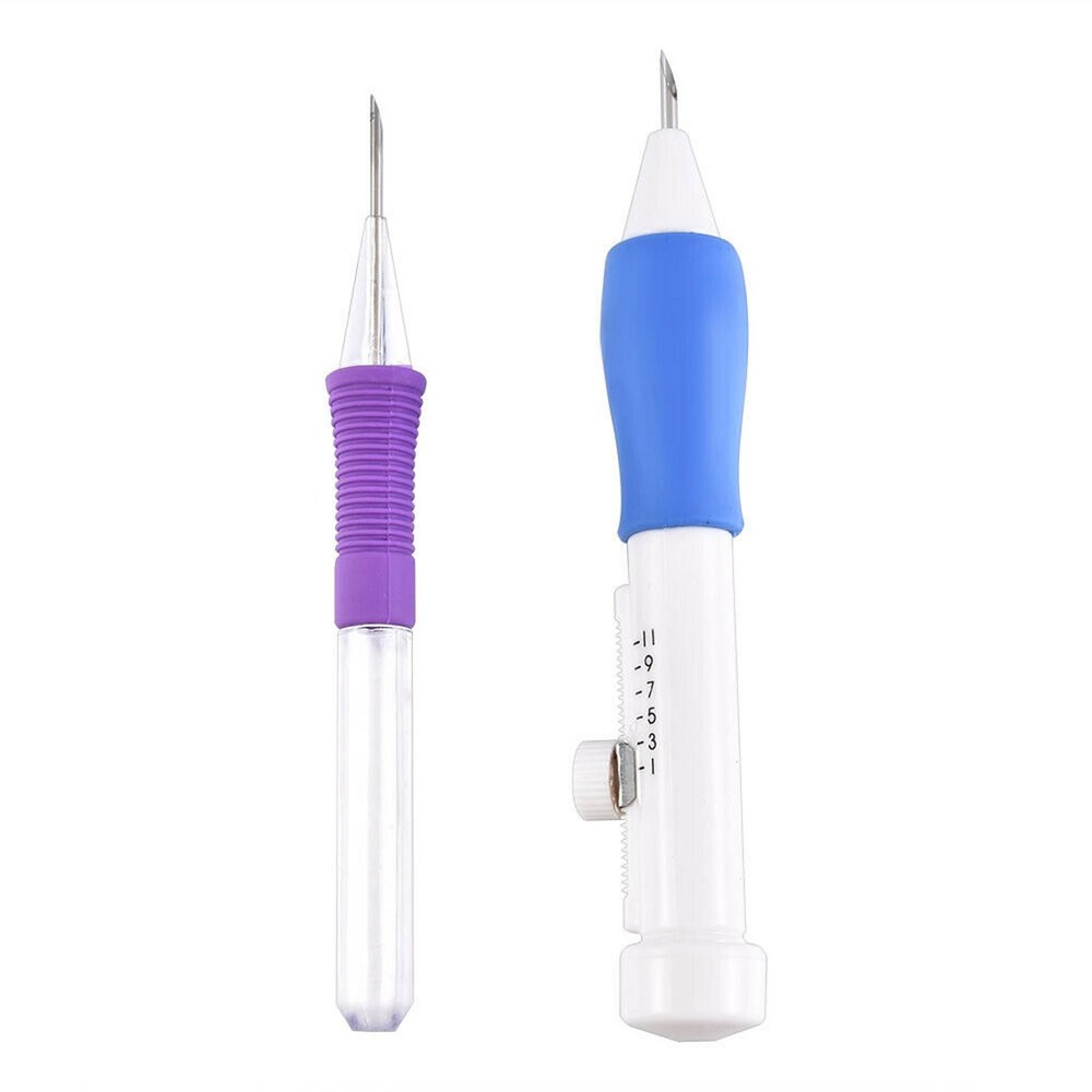 Punch Needle Kit Magic Embroidery Pen Set Stitching Thread Sewing Tool DIY