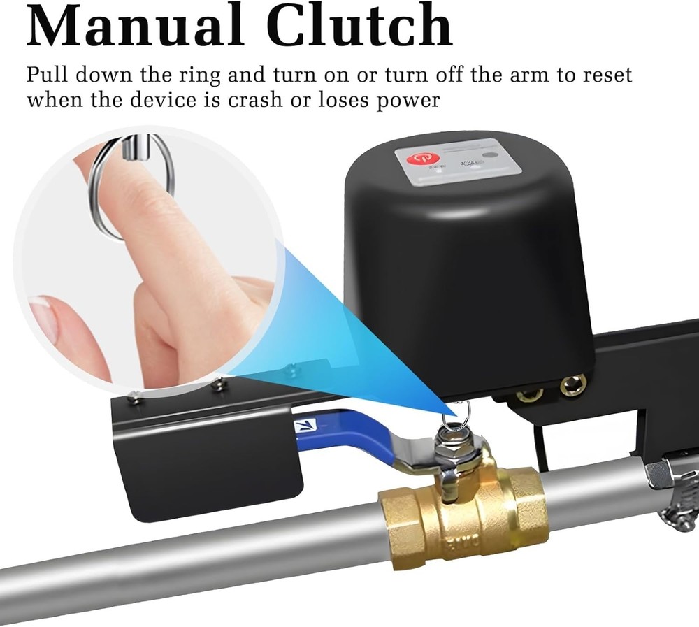 Compact Smart Water Valve with Remote Control - Compatible with iOS/Android