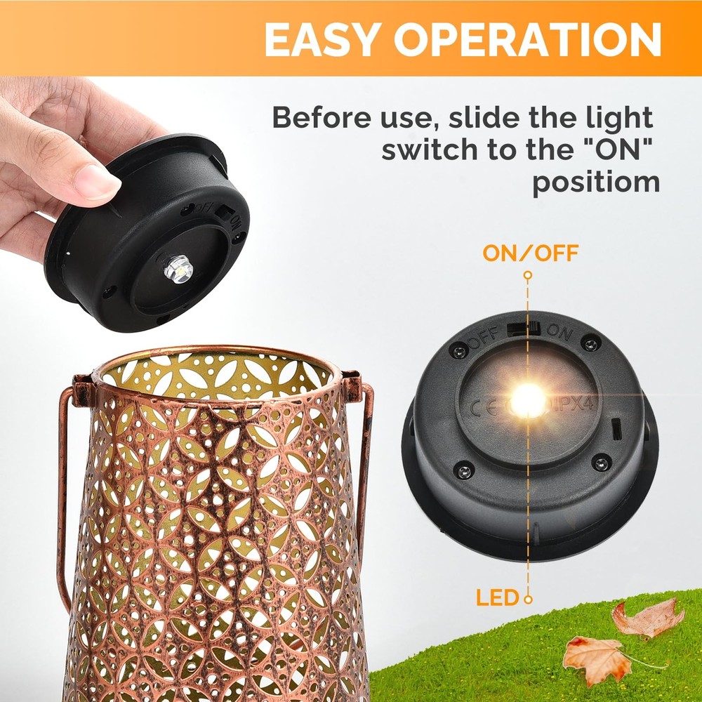 ELUTENG Solar Light Replacement Top 4 Pack (Top Size 2.76 2.76inch, Black