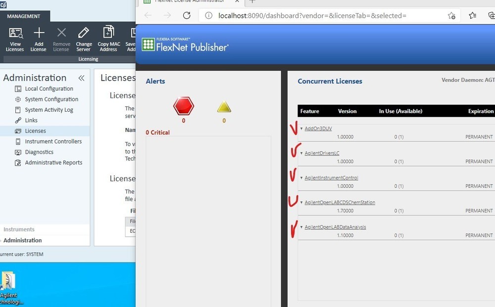 Agilent Open Lab software C01.07 on Win10 PC, SSD, 3D, LC, UHPLC, TESTED