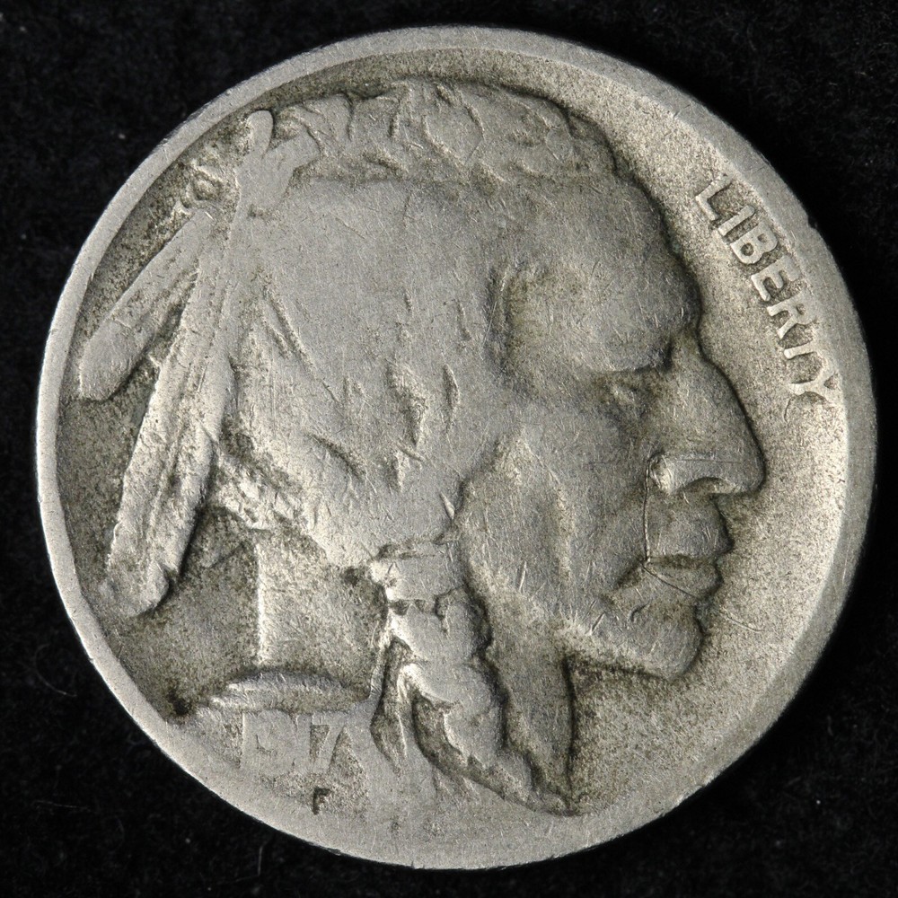 1917-D Buffalo Nickel CHOICE FINE E459 KACH