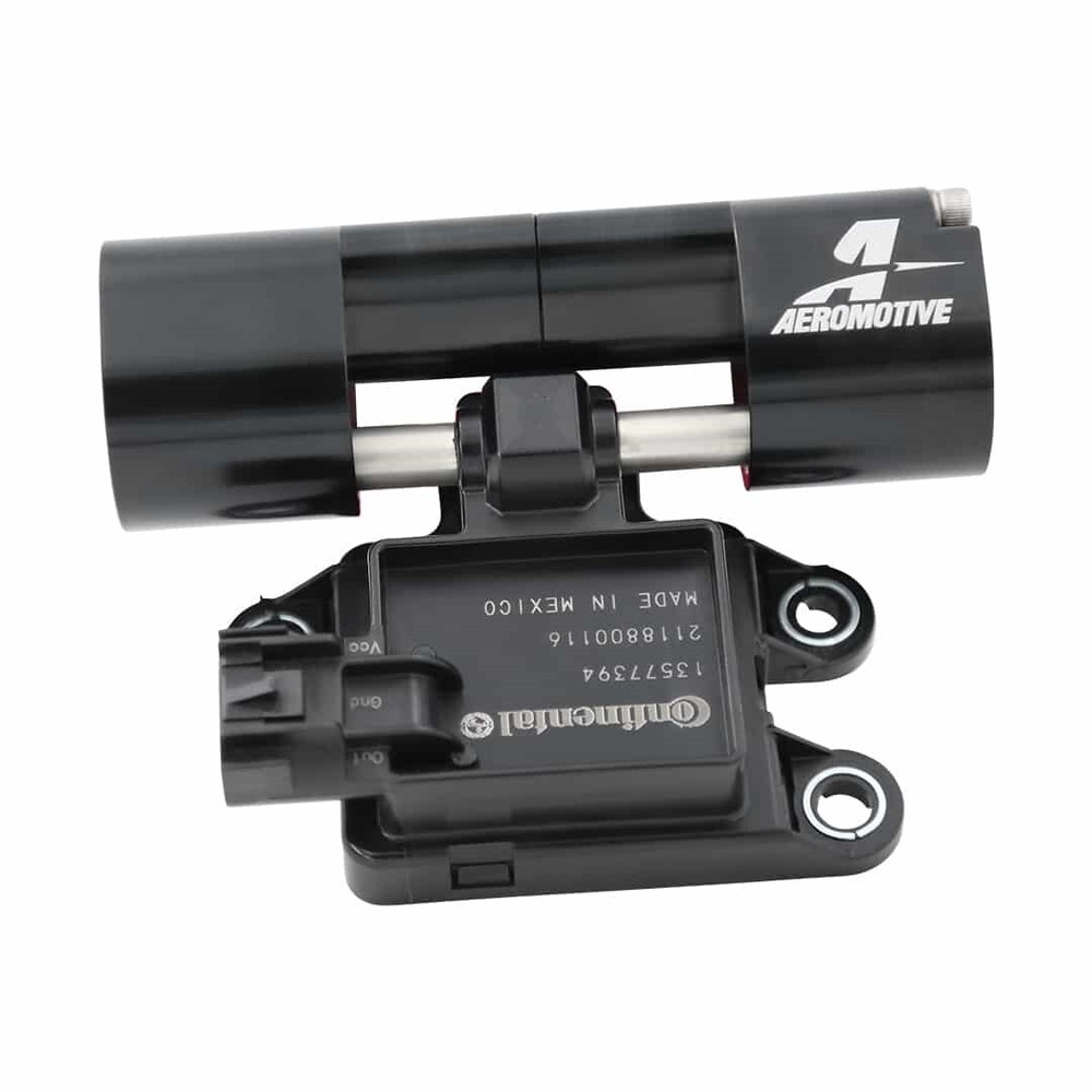 Aeromotive 15141 Billet Inline E85 Flex Fuel Sensor Bypass Adapter Mount -10 ORB