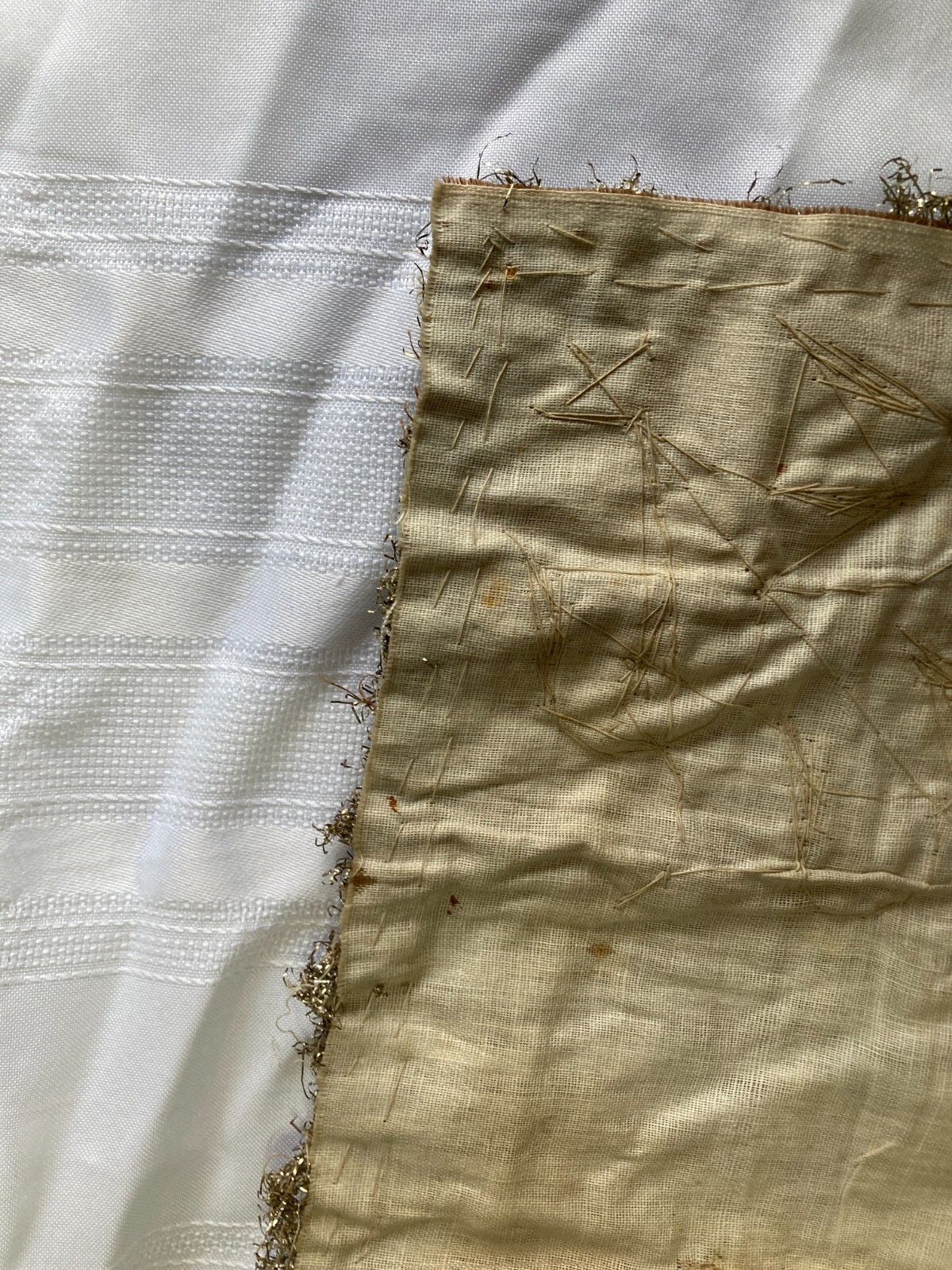 RARE WWII 1944 CBI CHINA BURMA INDIA HUMP PILOT BULLION WALL HANGING