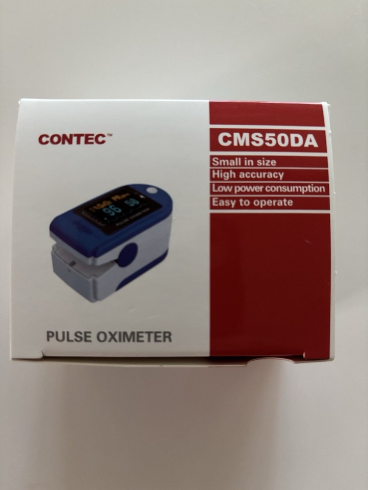 NEW! Contec Pulse Oximeter CMS50DA • New In Box as Shown