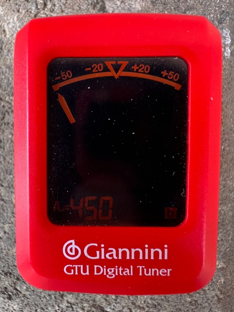 Red Giannini GTU Digital Guitar Tuner