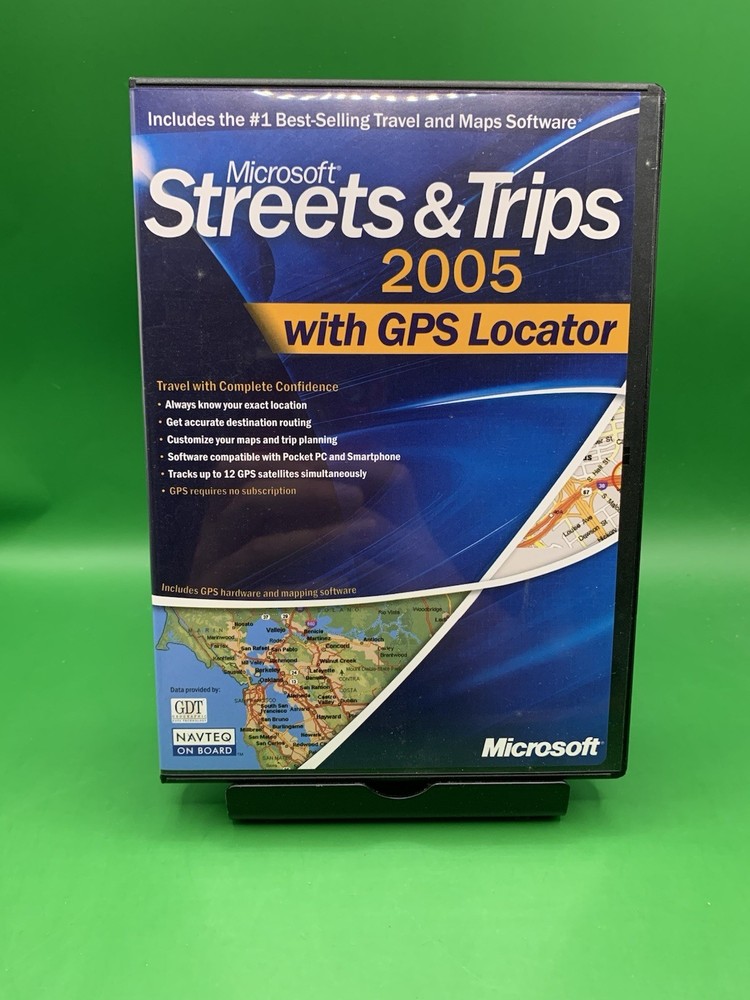 Microsoft Streets & Trips 2005 For PC