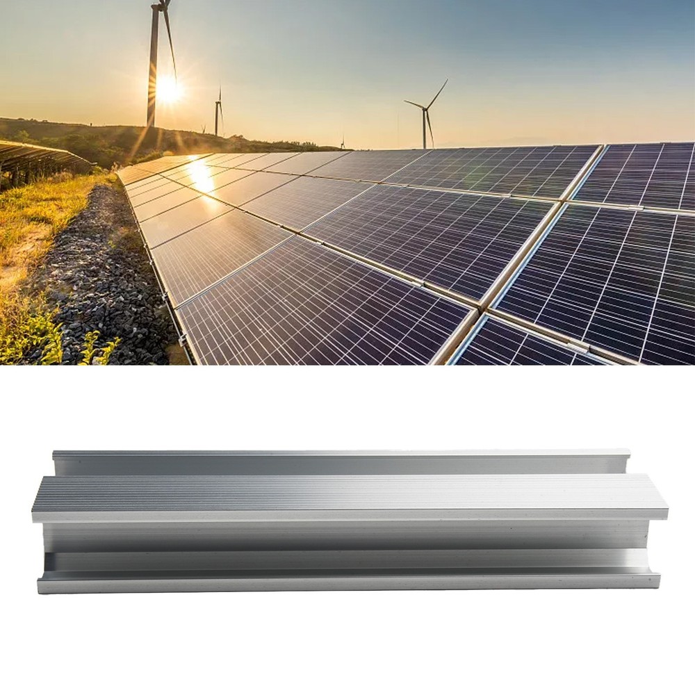 1Pcs Pv Solar Panel Accessories Solar Module Bracket Mounting Rail 20CM // New