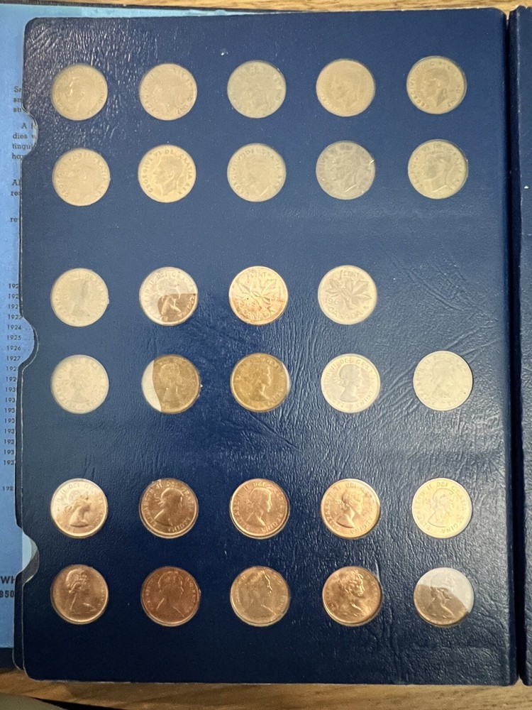1920-1981 CANADIAN SMALL CENTS COMPLETE SET.