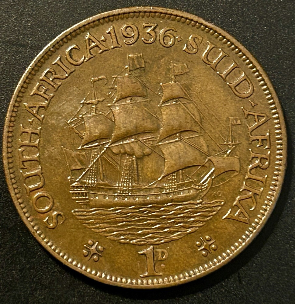 1936 South Africa George V Penny