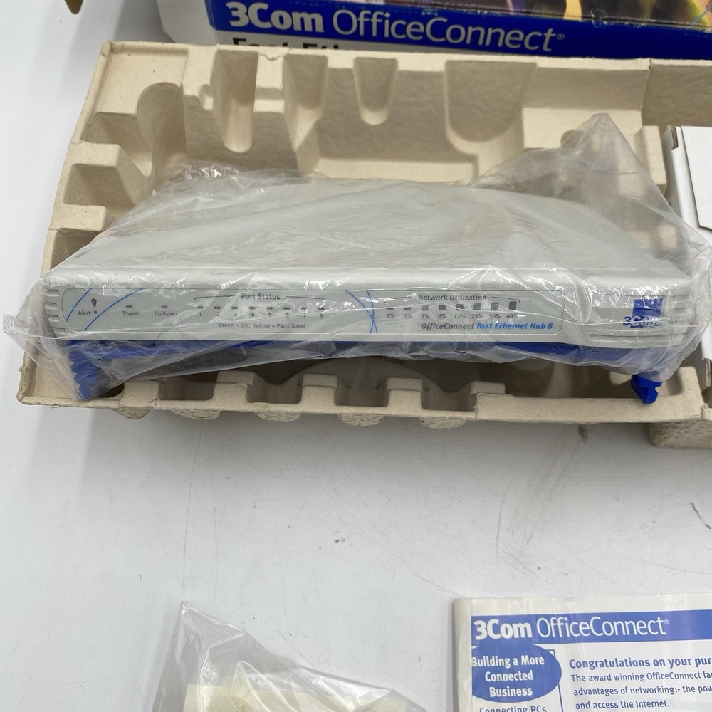 3COM OFFICECONNECT FAST ETHERNET HUB 3C16722A