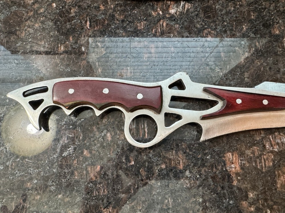 Vintage Knife - Carved Handle