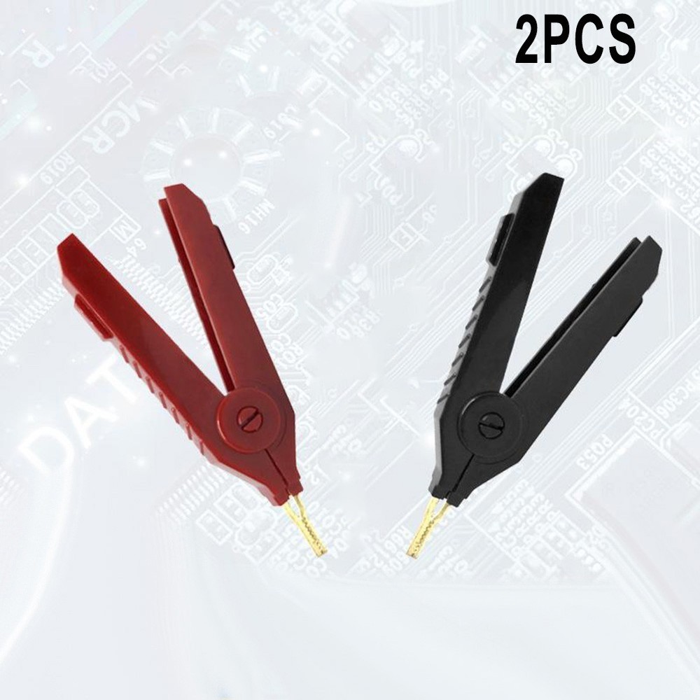 Practical Clips Lcr Test Clips Accessories Black + Red Copper