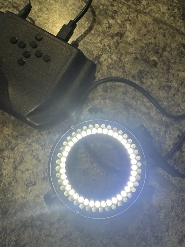 (Works) Luxo Microscopes By Unitron 18743 - Dimmable LED High Output Ring Light