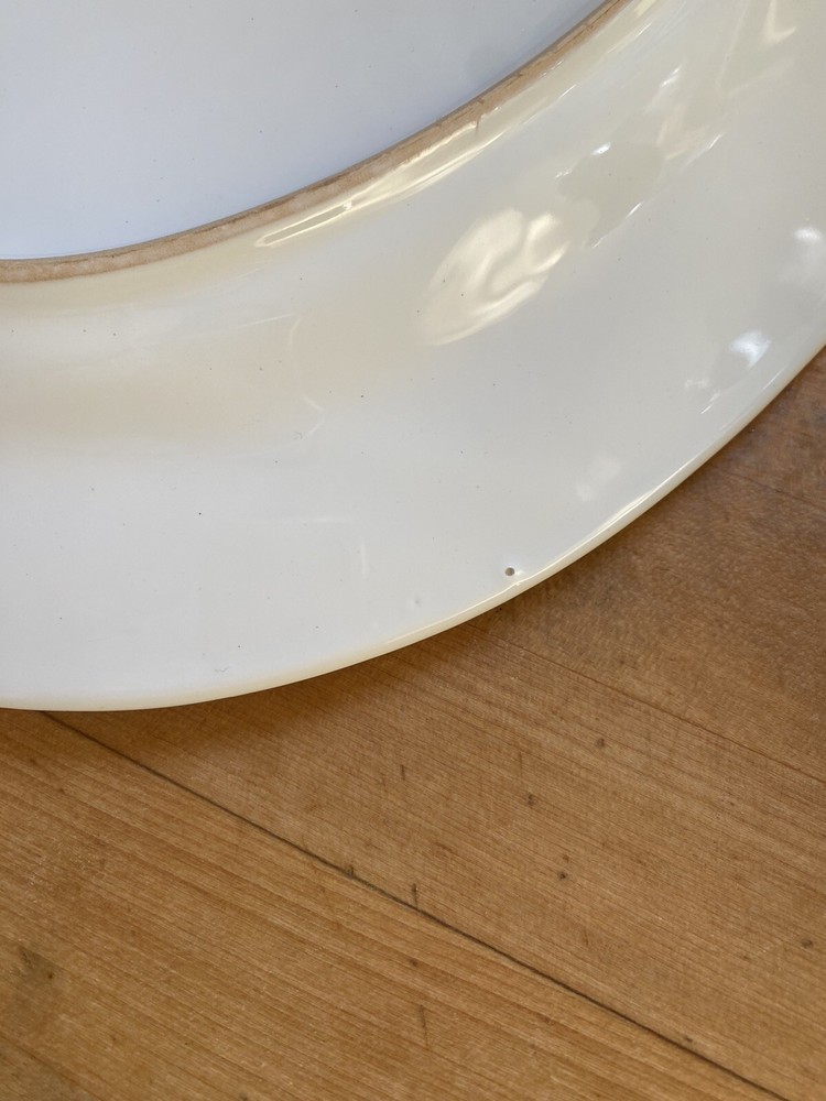 Deruta for Wolfman Gold Ceramic Grano Wheat Design Oval Platter NEVER USED