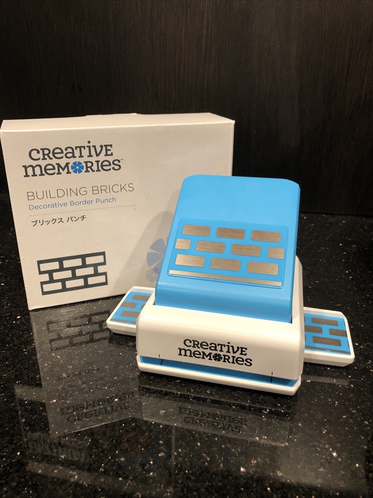 Creative Memories Building Bricks Decorative Border Punch Rare Never Released