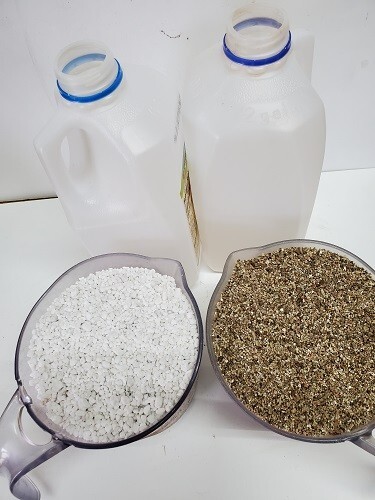 Perlite and  Vermiculite - 1/2 GAL. EACH  in separate containers