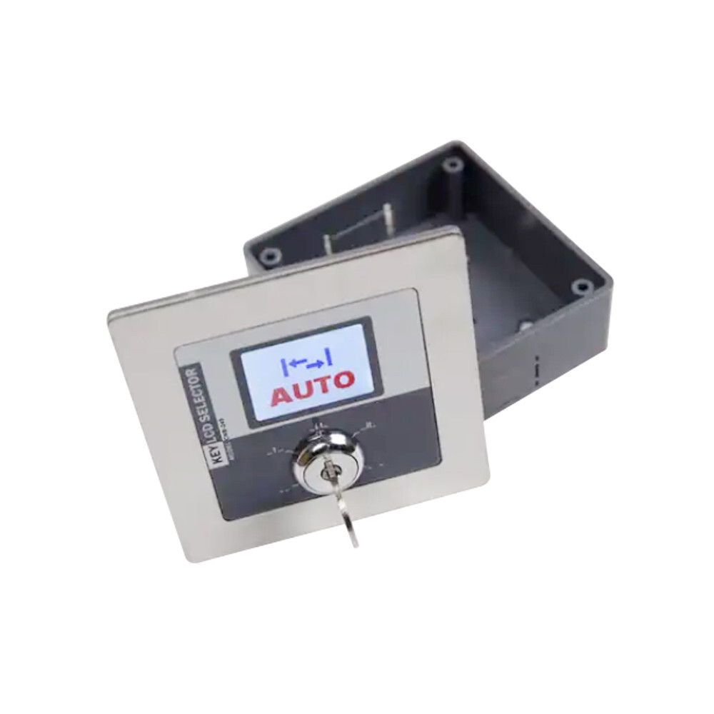 Stainless Steel Panel 5-Range LCD Key Selector Switch For Access Auto-Door