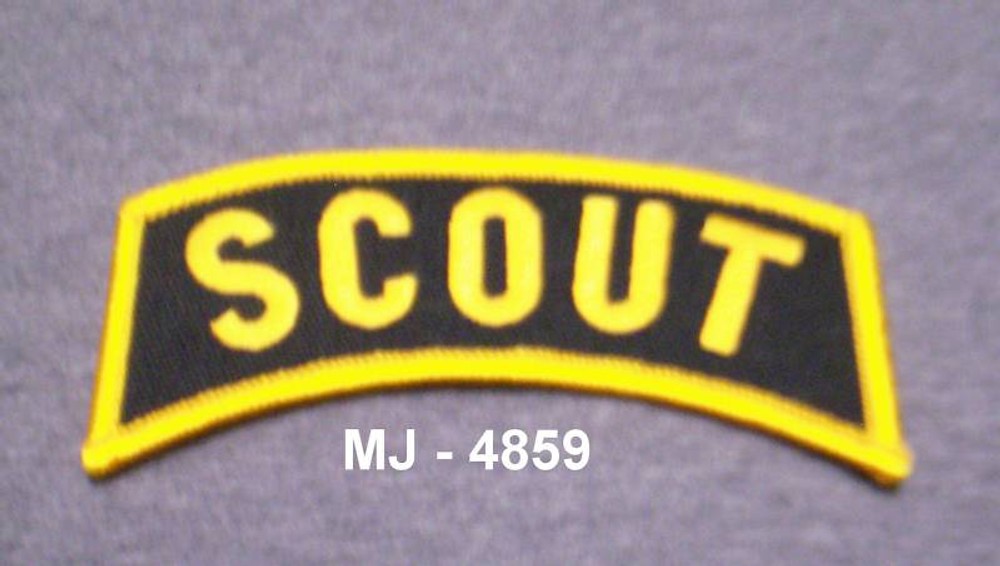 Scout Embroidered Tab Patch