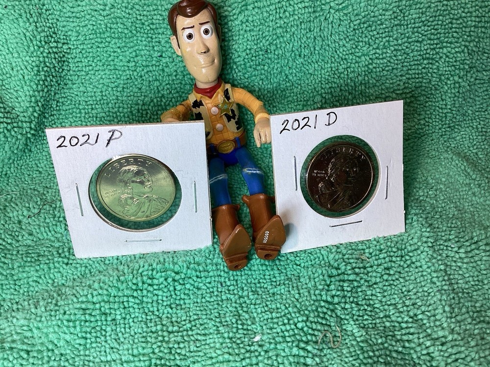 2021 P & 2021 D 1💰SACAGAWEAS UNCIRCULATED