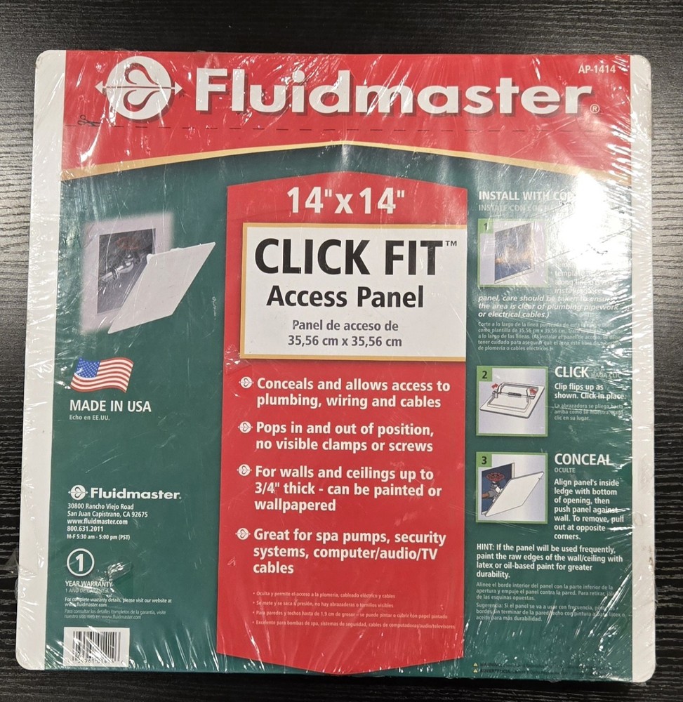 Fluidmaster AP-1414 Click Fit Access Panel  14  x 14