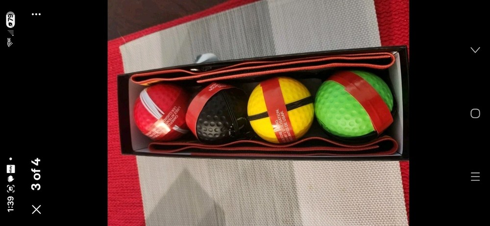 YMX BOXING® Ultimate Reflex Ball Set 4 React Reflex Ball Plus. multicolor