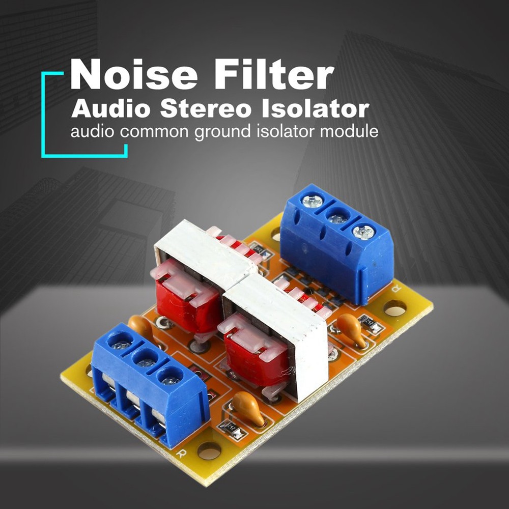 Audio Stereo Isolator Current Sound Interference Eliminator4338