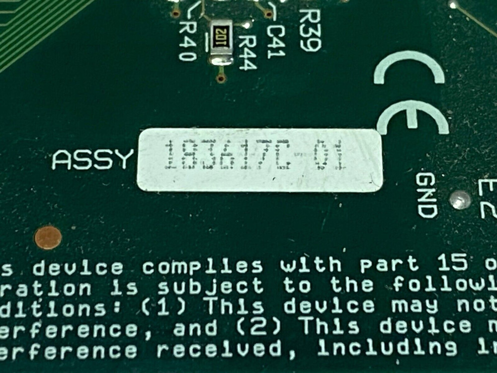 NATIONAL INSTRUMENTS 183617C-01 INTERFACE CARD