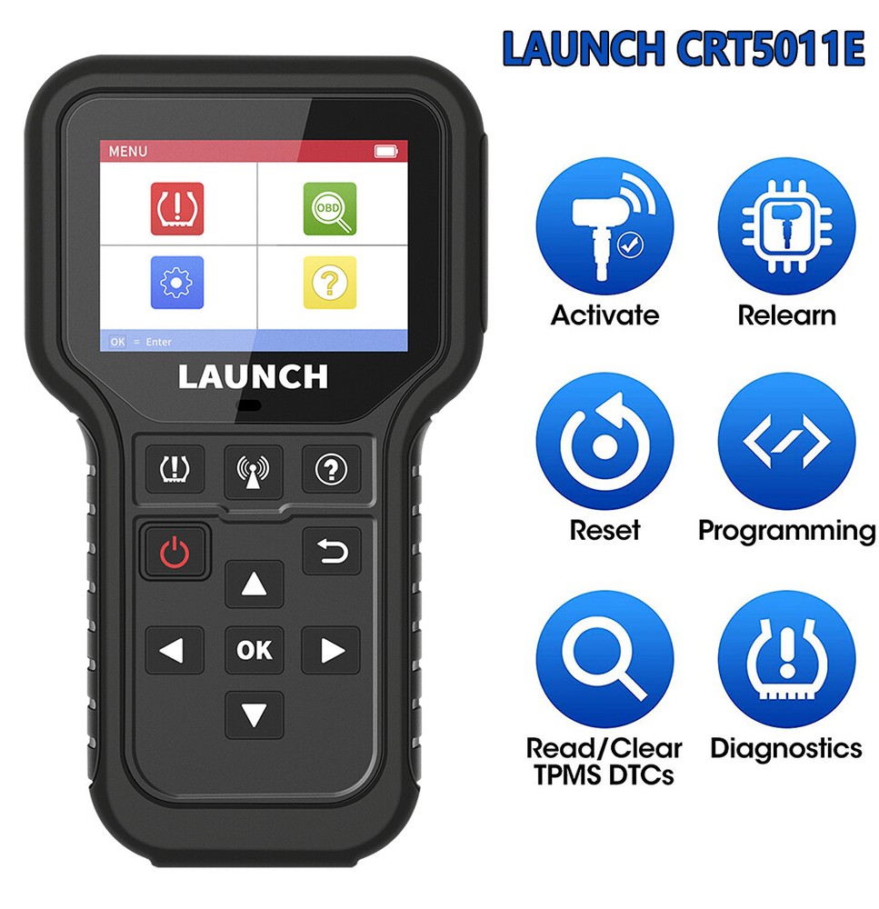 LAUNCH CRT5011E TPMS Relearn Tool Tire Pressure Sensor Programing Diagnosis Tool