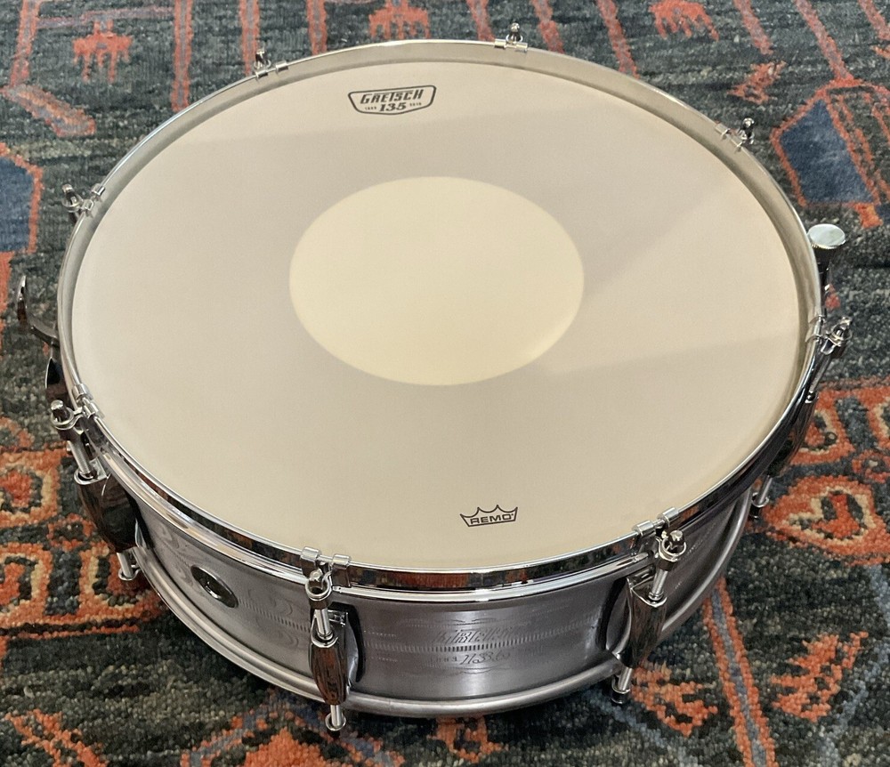Gretsch 14" x 5" USA Custom 135th Anniversary Solid Aluminum Snare Drum