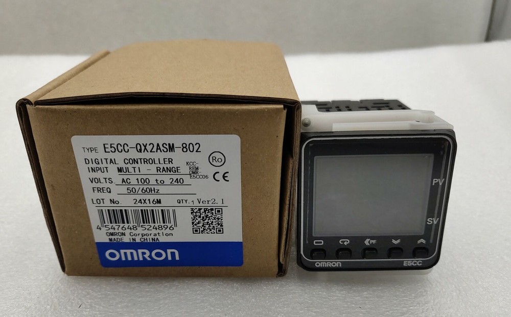 Omron E5CC-QX2ASM-802 Temperature Controller New One E5CCQX2ASM802 /S