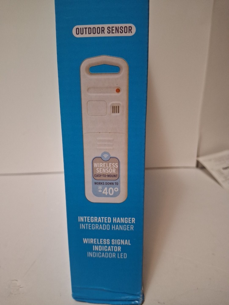 NEW Acurite Weather Station Jumbo Display Clock Wireless Sensor Forecast