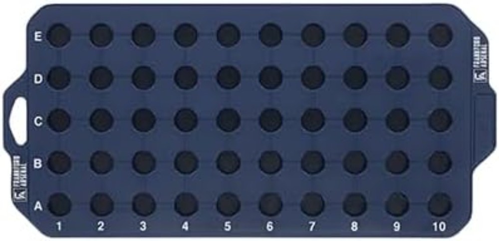 Perfect Fit Reloading Tray for Convenient 50 Round Brass Storage,