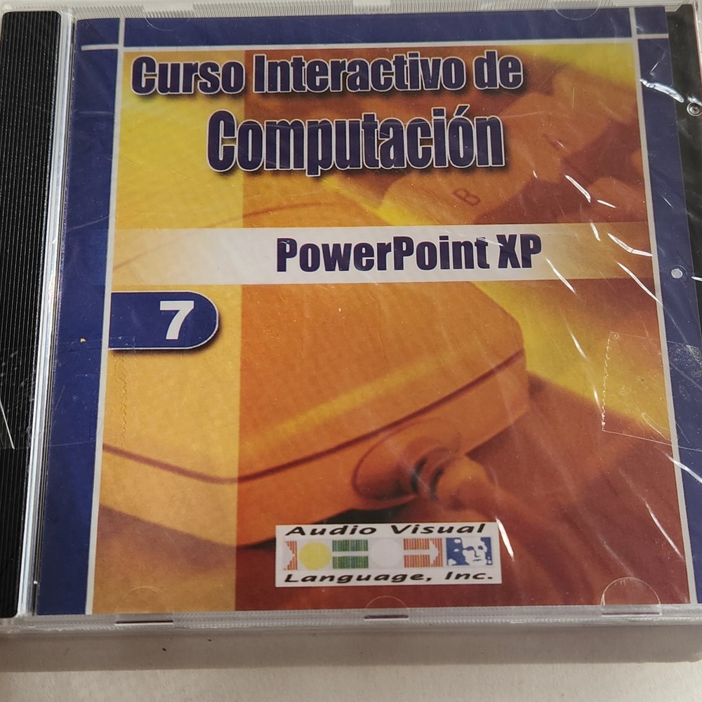 Sealed Curso Interactivo de Computacion #7 PowerPoint XP CD ROM CD-ROM