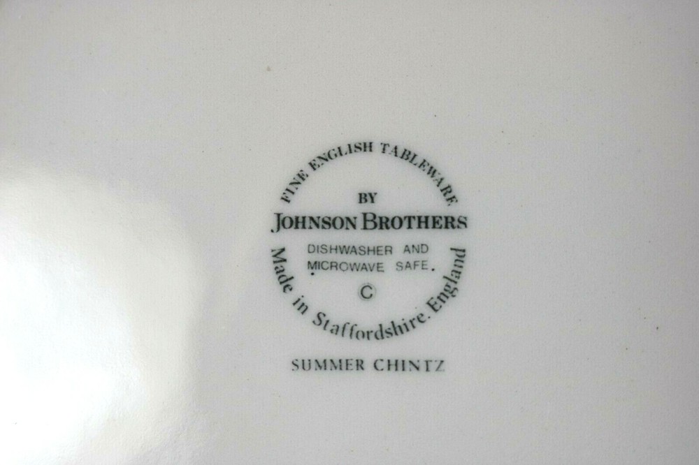 Johnson Brothers SUMMER CHINTZ 5 PC Place Setting Dinner Bread Salad Plates Cup